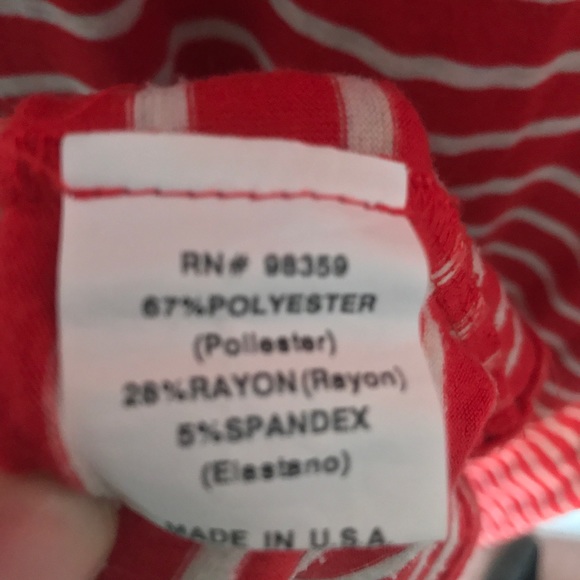 Red & White Striped T-Shirt Maxi Dress - Picture 4 of 4